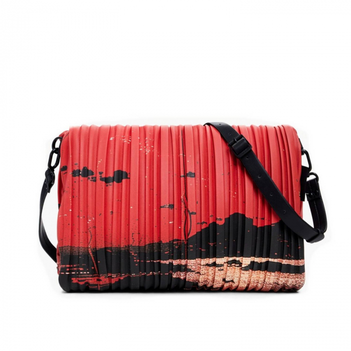 Geanta de dama, de mana si umar, Desigual, seria Moonland Loverty, Multicolor [4]