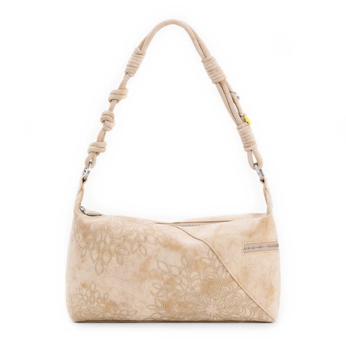 Geanta de dama, de mana si umar, Desigual, seria Sierra Huntington, Bej [5]