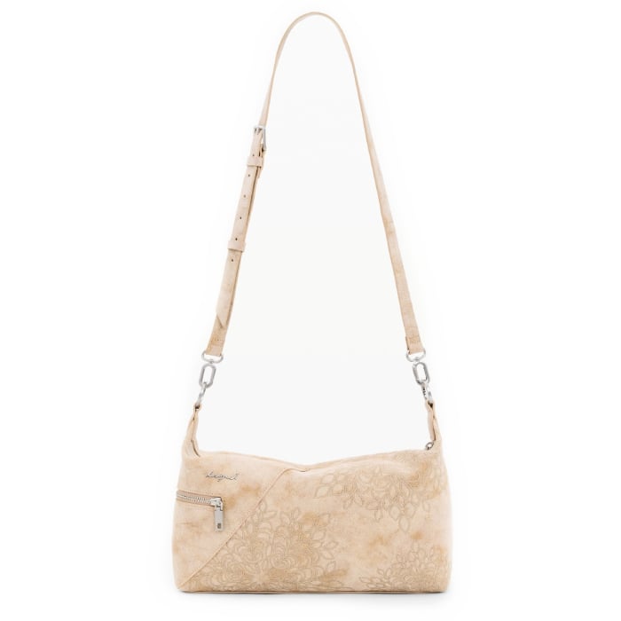 Geanta de dama, de mana si umar, Desigual, seria Sierra Huntington, Bej [6]