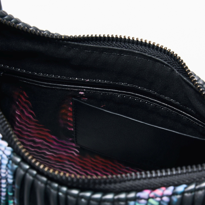 Geanta de dama, de mana si umar, Desigual, seria Xenon Samara, Negru [3]