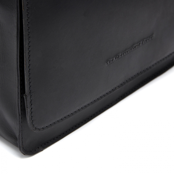 Geanta de dama, de mana si umar, din piele naturala, The Chesterfield Brand, Osuna, Negru [4]