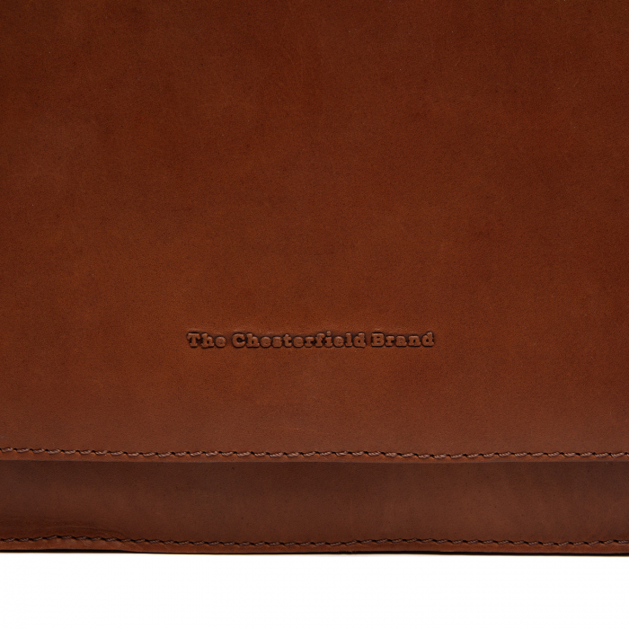 Geanta de dama, de mana si umar, din piele naturala, The Chesterfield Brand, Osuna, Maro coniac [6]