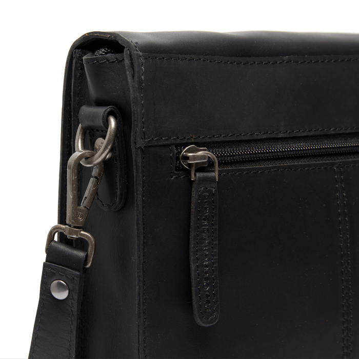 Geanta de dama, de mana si umar, din piele naturala, The Chesterfield Brand, Osuna, Negru [5]