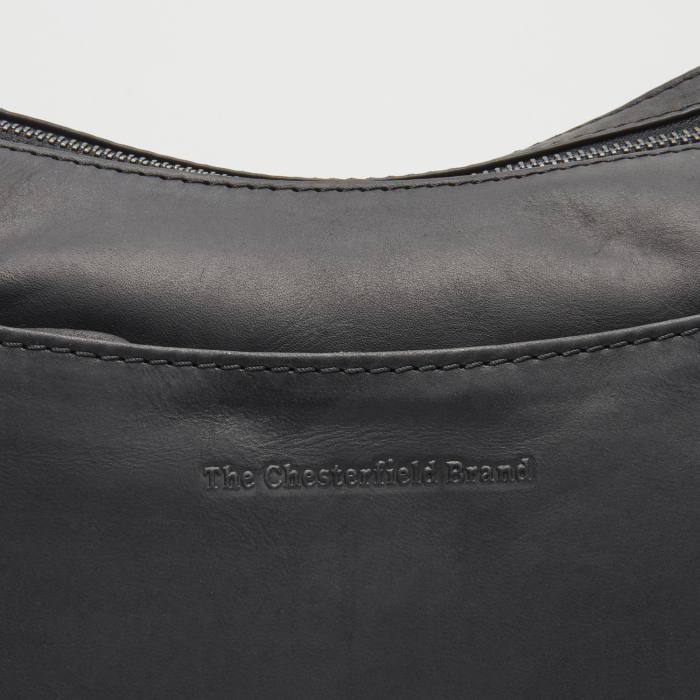 Geanta de dama, de mana si umar, din piele naturala, The Chesterfield Brand, Tivra, Negru [4]