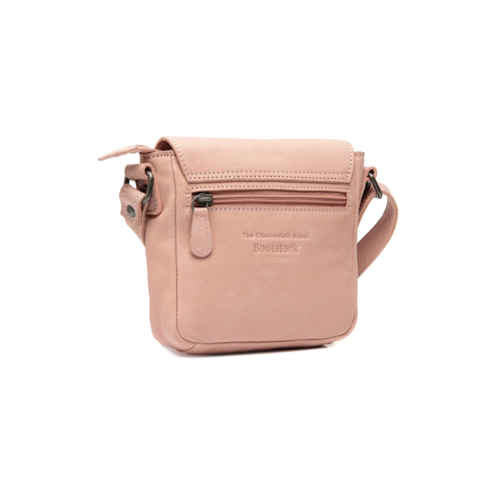 Geanta mica de dama de umar The Chesterfield Brand, Feynor piele naturala, Roz pudra [8]