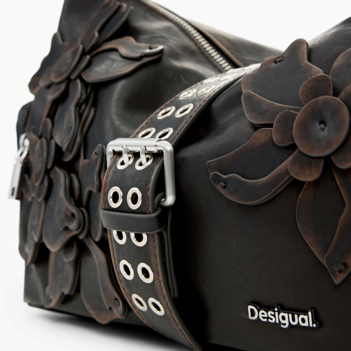 Geanta de dama, Desigual, Floralis, Maro ciocolata [5]