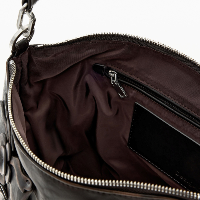 Geanta de dama, Desigual, Floralis, Maro ciocolata [3]