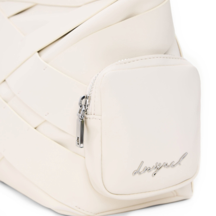 Geanta de dama, Desigual, Habana, Alb [4]