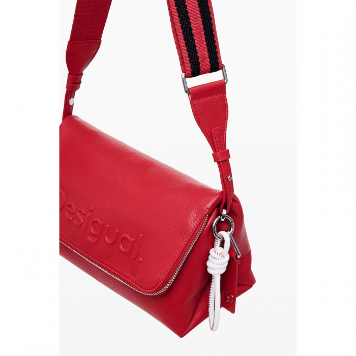 Geanta de dama, Desigual, seria Half Logo Venecia, Rosu [4]