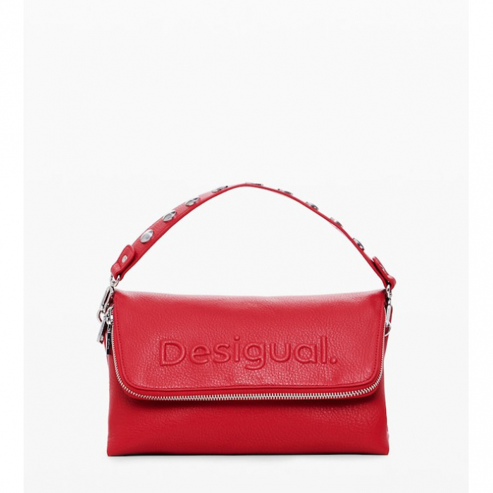 Geanta de dama, Desigual, seria Half Logo Venecia, Rosu [5]