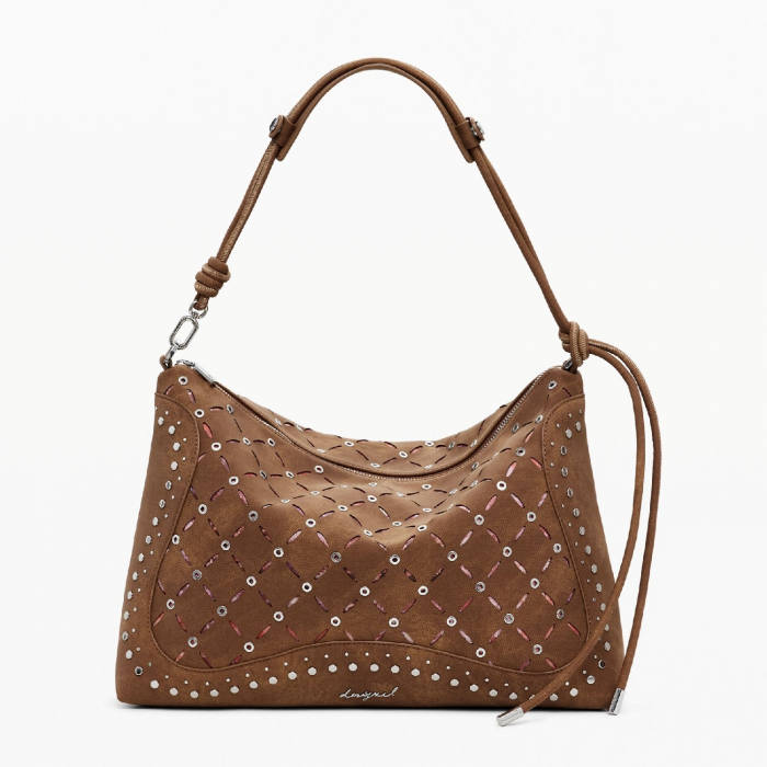 Geanta de dama, Desigual, seria Poker Yankee Leiria Mini, Maro coniac [4]