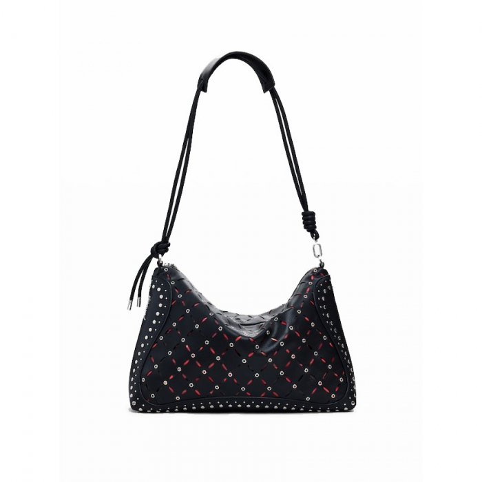 Geanta de dama, Desigual, seria Poker Yankee Leiria Mini, Negru [4]