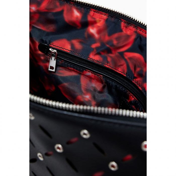 Geanta de dama, Desigual, seria Poker Yankee Leiria Mini, Negru [3]