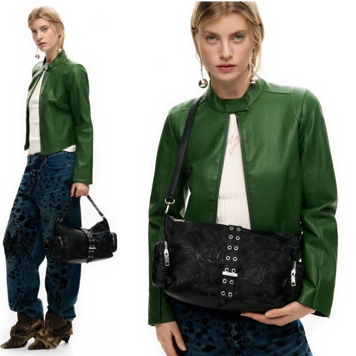 Geanta de dama, Desigual, Urban Retro, Negru [4]