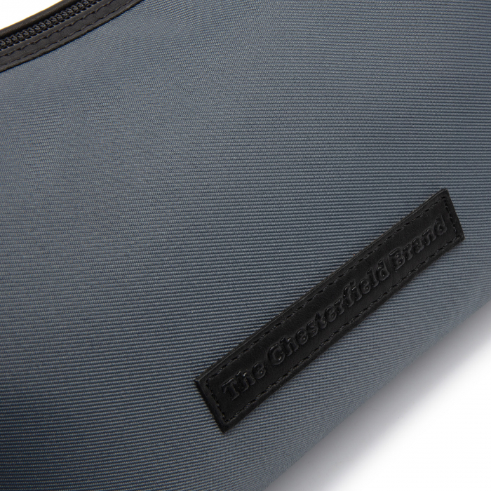 Geanta de dama din nylon si piele naturala, The Chesterfield Brand, Lovund, de mana si umar, Gri [2]