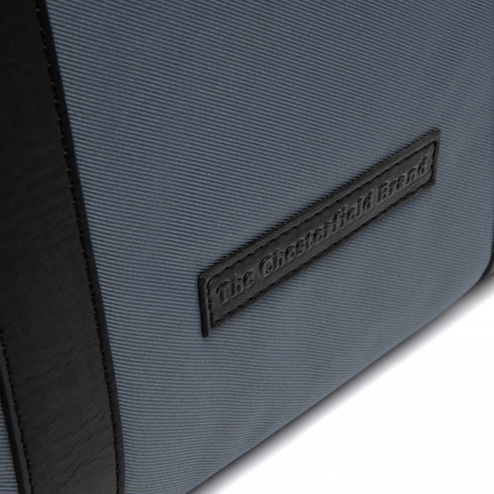 Geanta mare de dama din nylon si piele naturala, The Chesterfield Brand, Otta, de mana si umar, Gri [2]