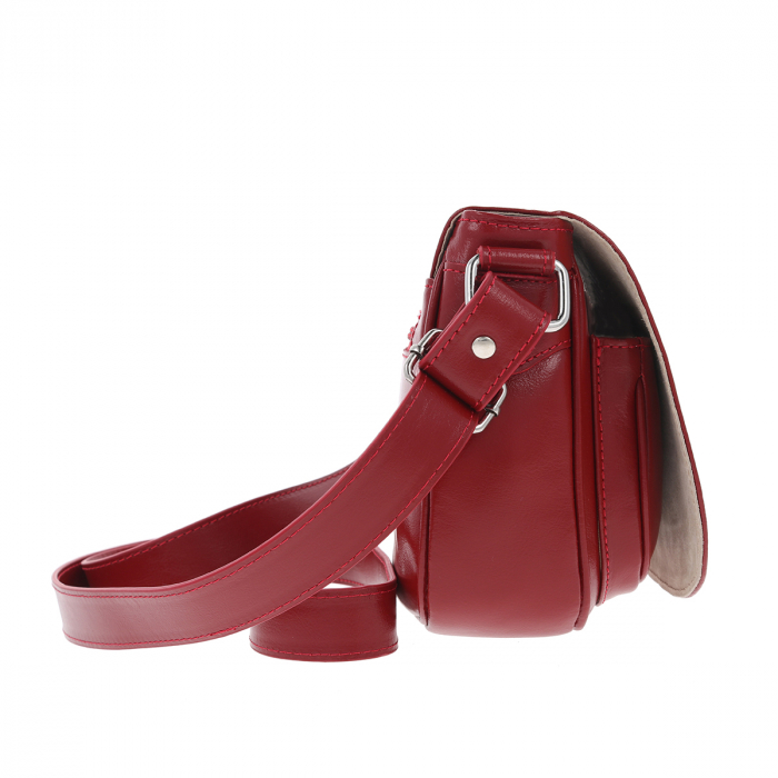 Geanta de dama din piele naturala, model 180, Negru [4]