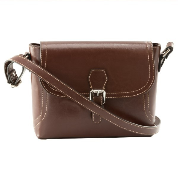 Geanta de dama din piele naturala, model 219, Maro [5]