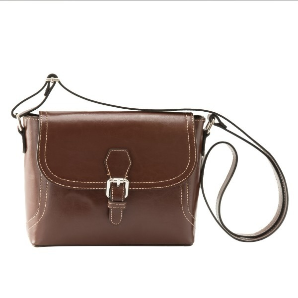 Geanta de dama din piele naturala, model 219, Maro [4]