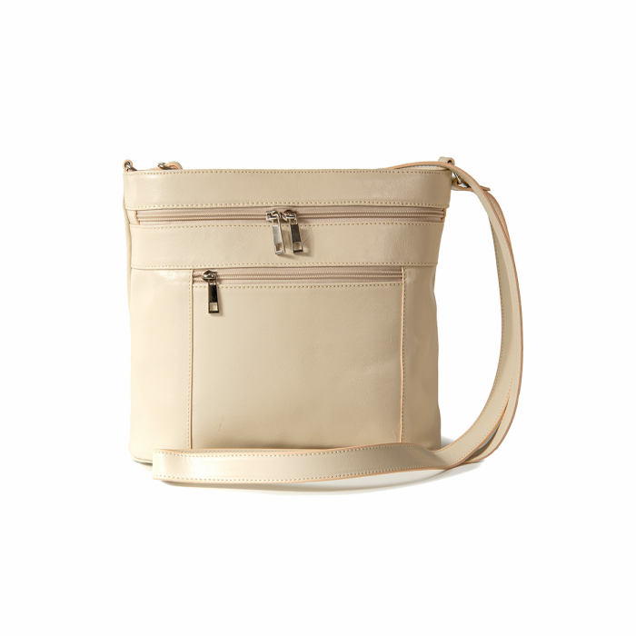 Geanta de dama din piele naturala, model 262, Bej [4]