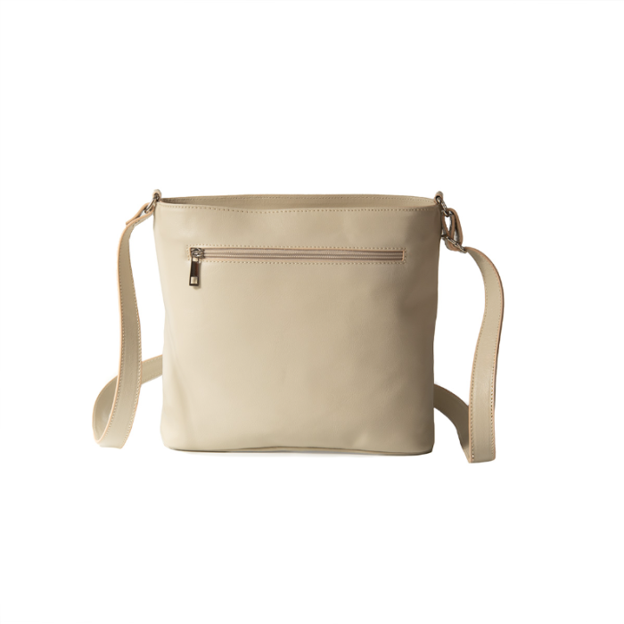 Geanta de dama din piele naturala, model 262, Bej [5]