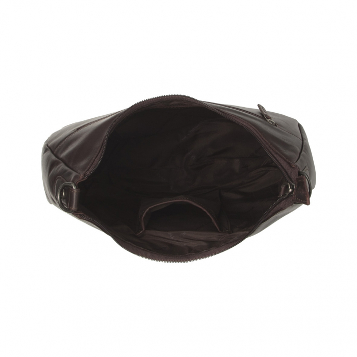 Geanta de dama, din piele naturala, The Chesterfield Brand, Alexandria, Maro inchis [3]
