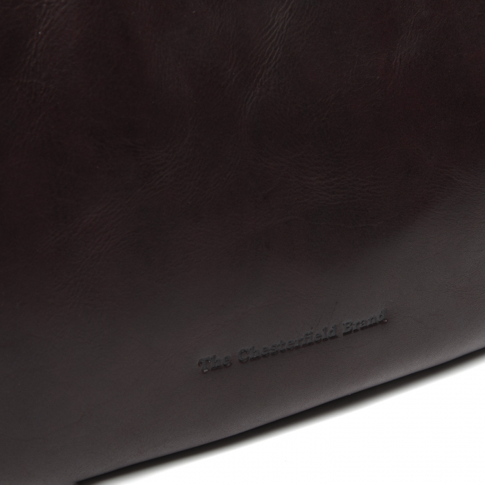 Geanta de dama, din piele naturala, The Chesterfield Brand, Alexandria, Maro inchis [4]