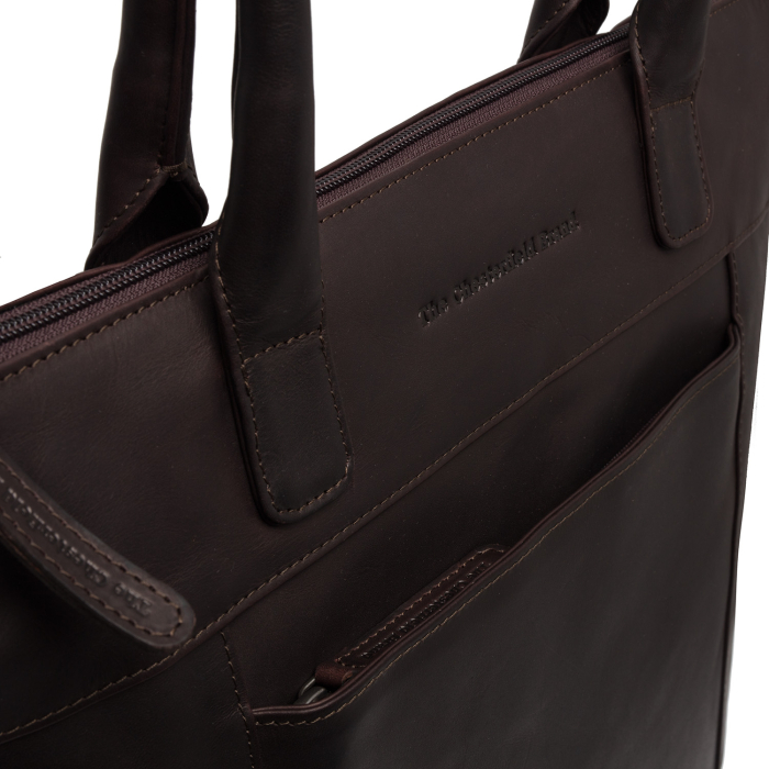 Geanta de dama din piele naturala, The Chesterfield Brand, Altona, Maro inchis [3]