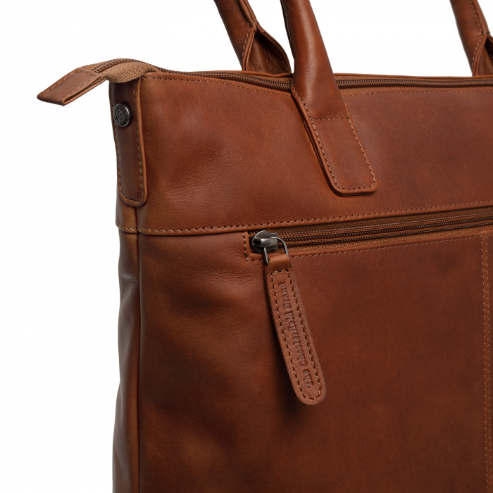 Geanta de dama din piele naturala, The Chesterfield Brand, Altona, Maro coniac [6]