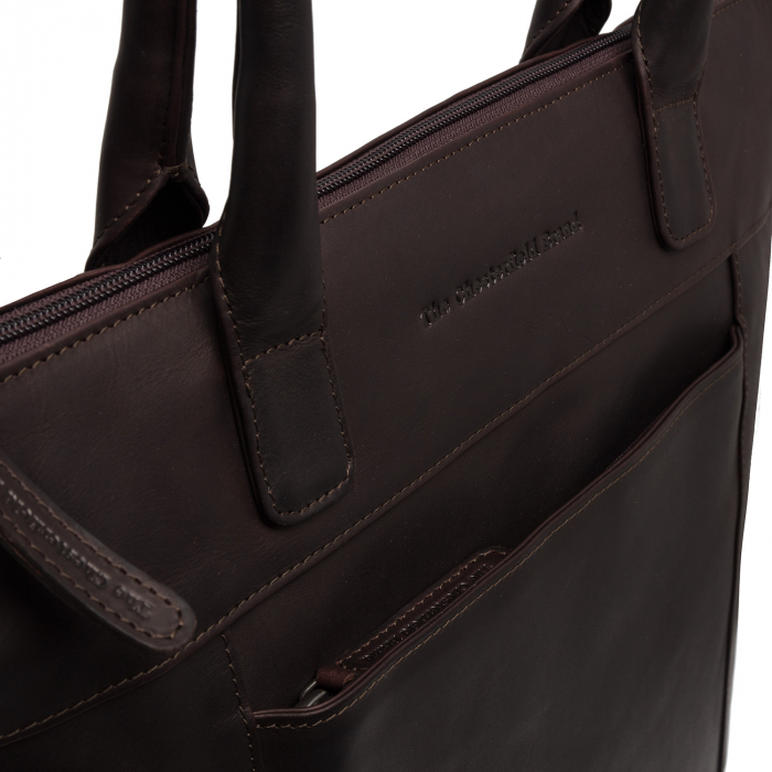 Geanta de dama din piele naturala, The Chesterfield Brand, Altona, Maro inchis [2]