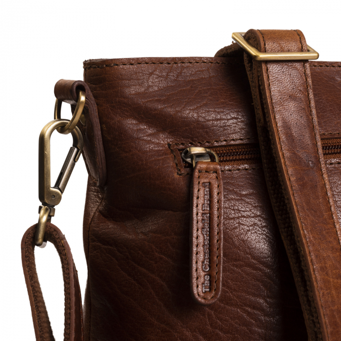 Geanta de dama din piele naturala, The Chesterfield Brand, Annic, de mana si umar, Maro coniac [3]