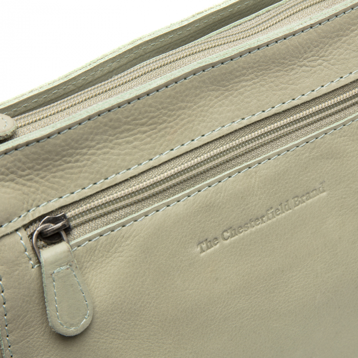 Geanta de dama din piele naturala, The Chesterfield Brand, Aston, Verde ou de rata [4]