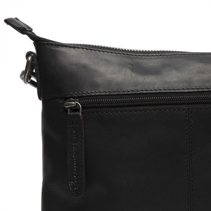 Geanta de dama din piele naturala, The Chesterfield Brand, Faro, de mana si umar, Negru [4]
