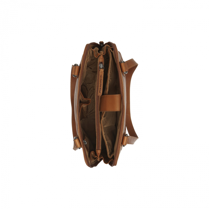 Geanta de dama din piele naturala, The Chesterfield Brand, Belgrado, Maro coniac [5]
