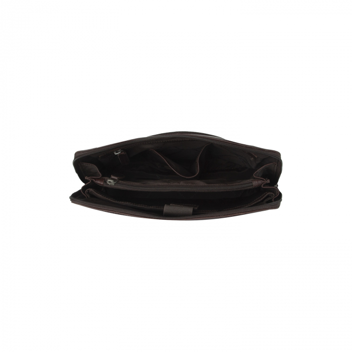 Geanta de dama din piele naturala, The Chesterfield Brand, Belgrado, Maro inchis [4]