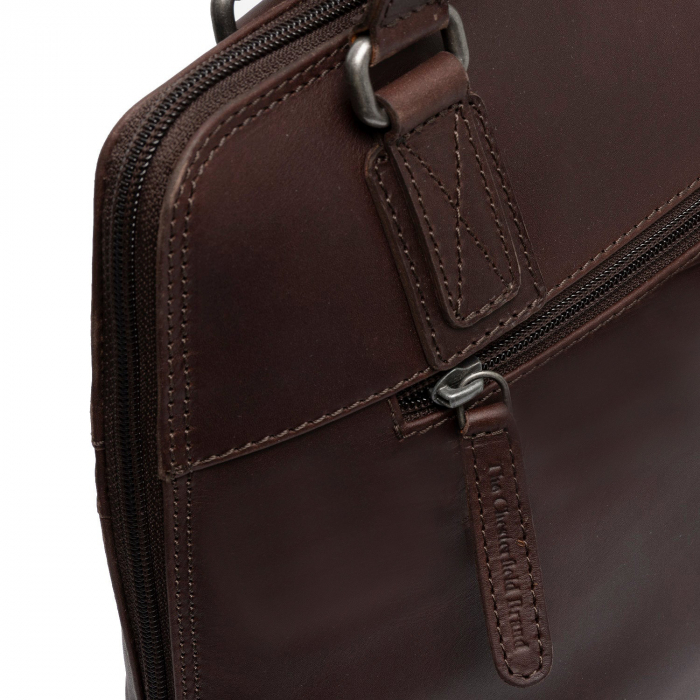 Geanta de dama din piele naturala, The Chesterfield Brand, Belgrado, Maro inchis [5]
