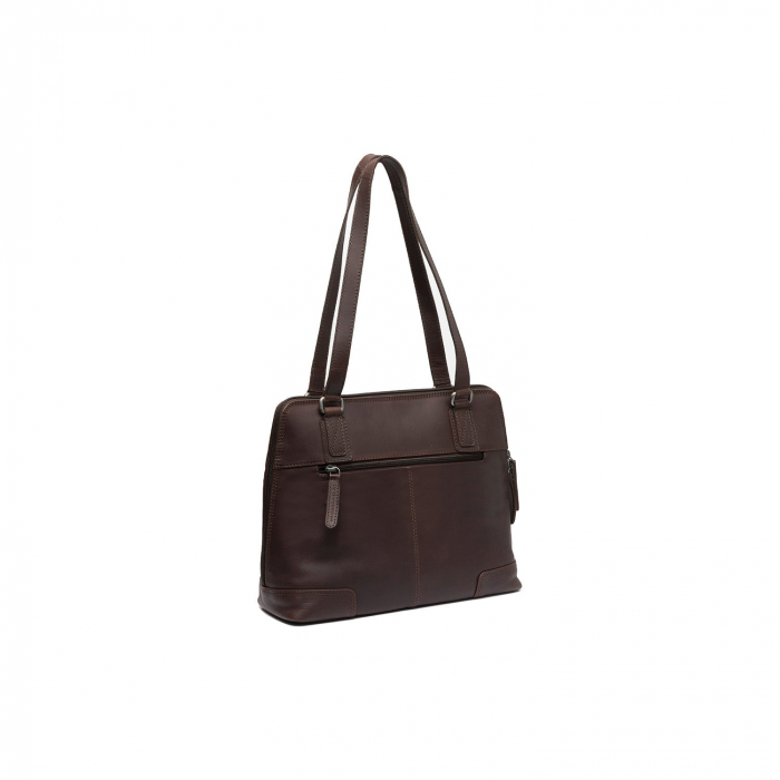 Geanta de dama din piele naturala, The Chesterfield Brand, Belgrado, Maro inchis [6]