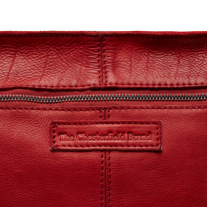 Geanta de dama din piele naturala, The Chesterfield Brand, Bolivia, Rosu [2]