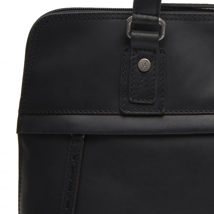 Geanta de dama din piele naturala, The Chesterfield Brand, Branson, Negru [2]
