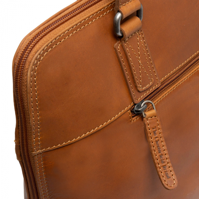 Geanta de dama din piele naturala, The Chesterfield Brand, Branson, Maro coniac [7]