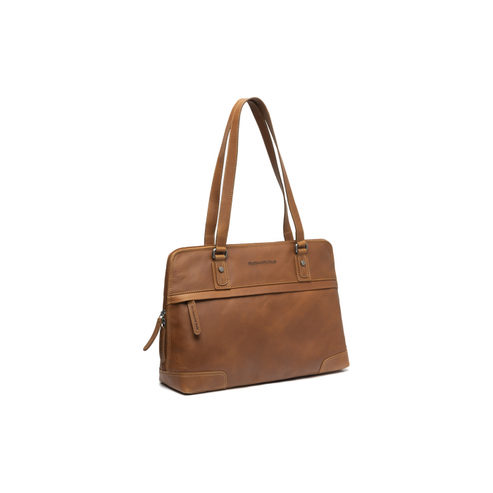 Geanta de dama din piele naturala, The Chesterfield Brand, Branson, Maro coniac [3]