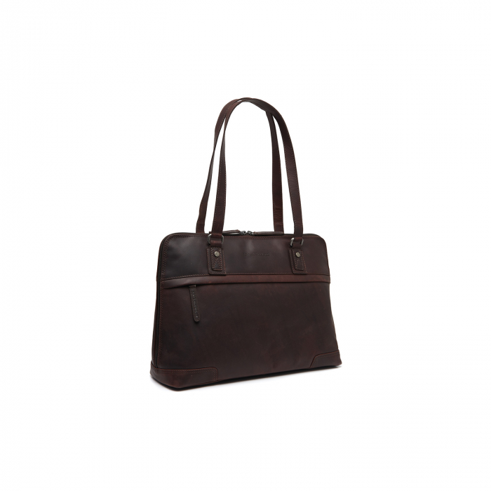 Geanta de dama din piele naturala, The Chesterfield Brand, Branson, Maro inchis [1]