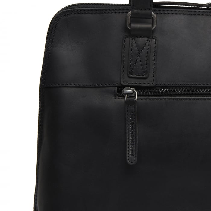 Geanta de dama din piele naturala, The Chesterfield Brand, Branson, Negru [5]