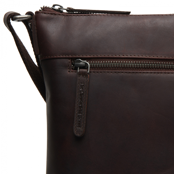 Geanta de dama din piele naturala, The Chesterfield Brand, Cartagena, Maro inchis [2]