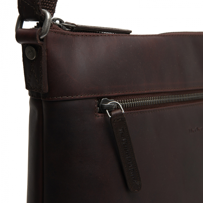 Geanta de dama din piele naturala, The Chesterfield Brand, Cartagena, Maro inchis [3]