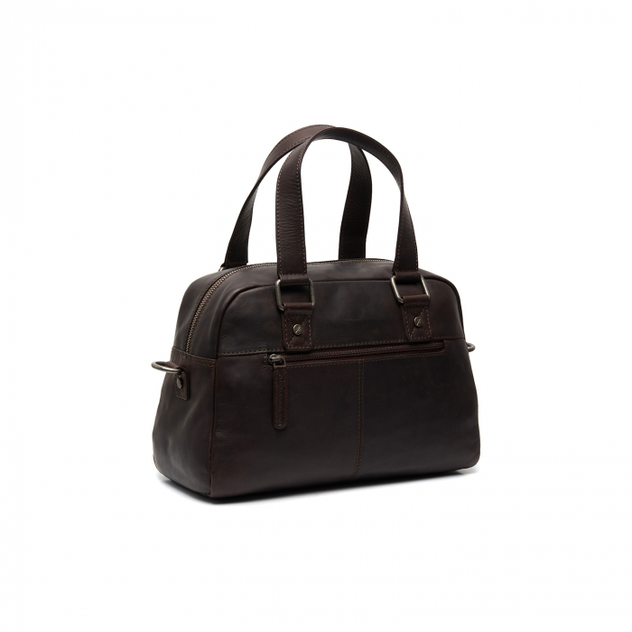 Geanta de dama, din piele naturala, The Chesterfield Brand, Dover, Maro inchis [6]