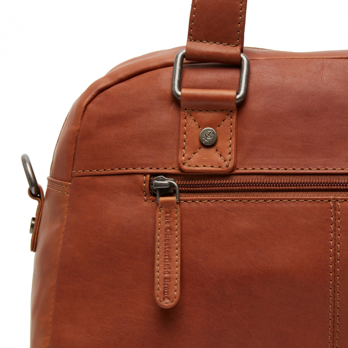 Geanta de dama, din piele naturala, The Chesterfield Brand, Dover, Maro coniac [5]