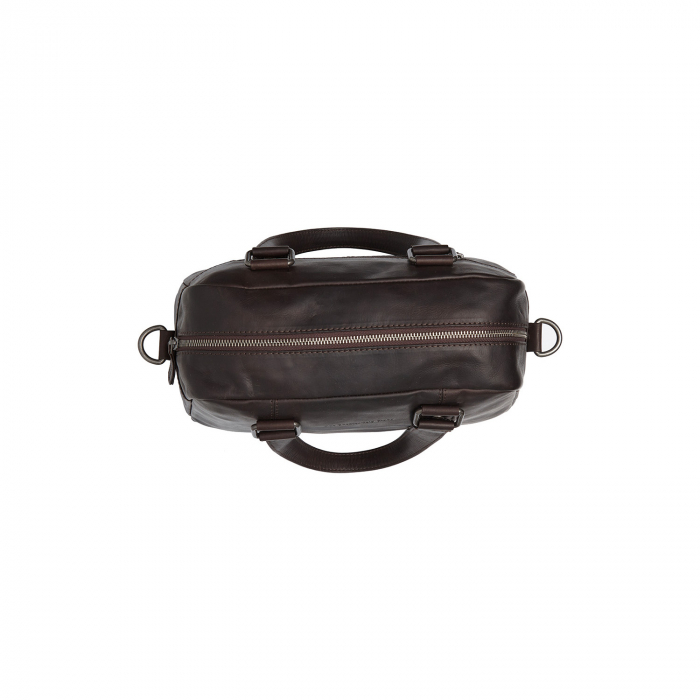 Geanta de dama, din piele naturala, The Chesterfield Brand, Dover, Maro inchis [2]