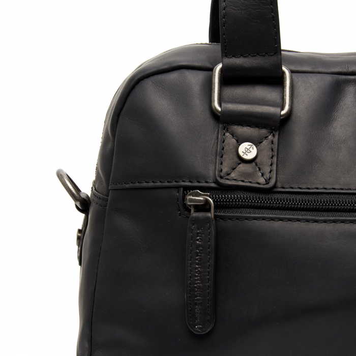 Geanta de dama, din piele naturala, The Chesterfield Brand, Dover, Negru [5]