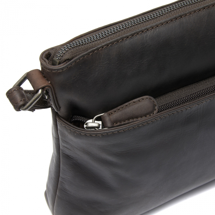 Geanta de dama din piele naturala, The Chesterfield Brand, Durban, Maro inchis [2]
